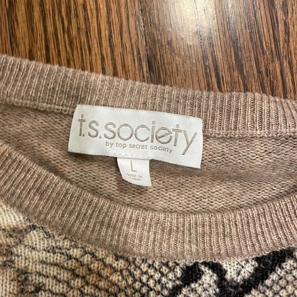 T.S. society snake skin cashmere sweater - Picture 3 of 4